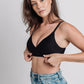 Bezešvá podprsenka ČERNÁ