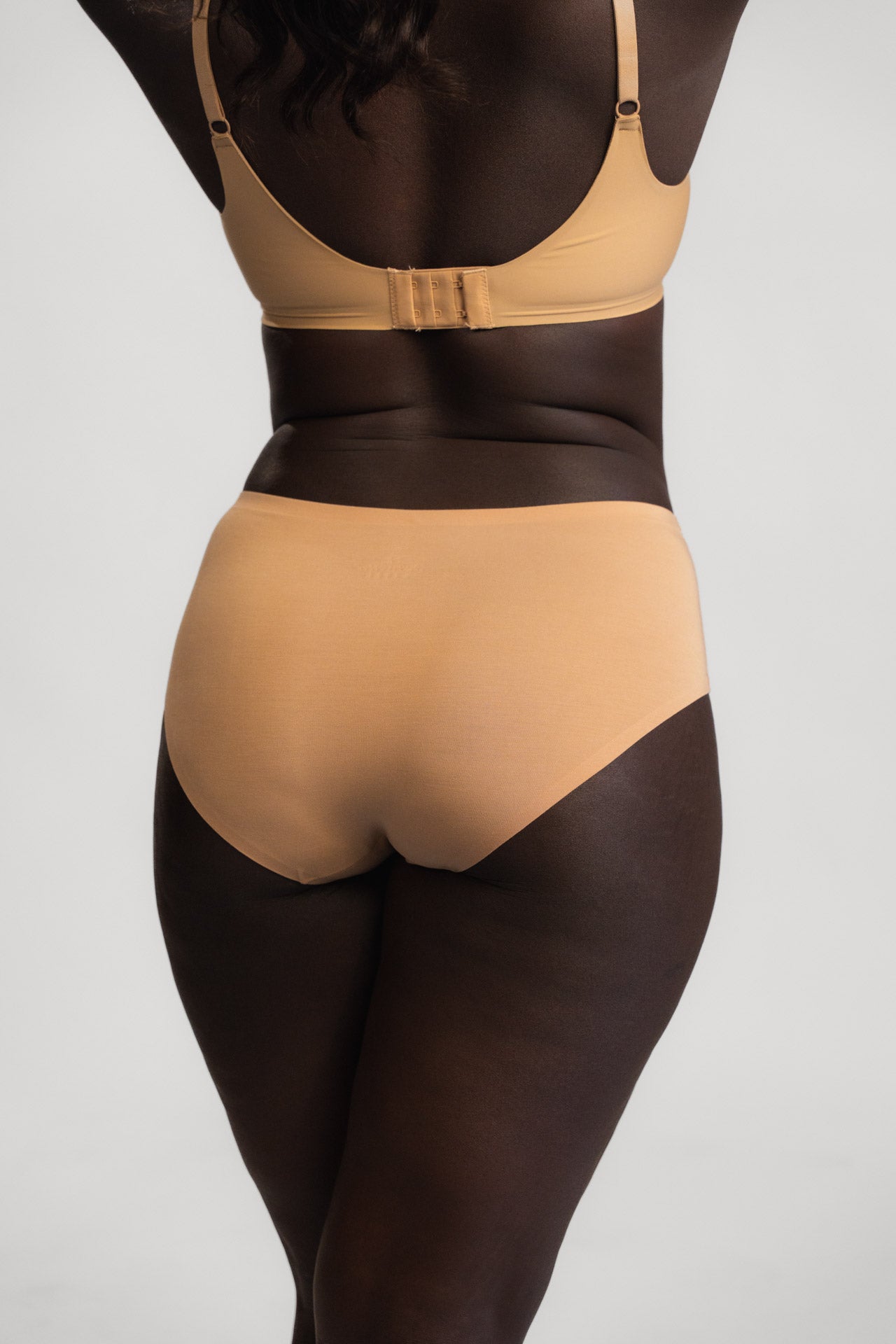 Bezešvé boxerky LUXE BEIGE - 2 kusy