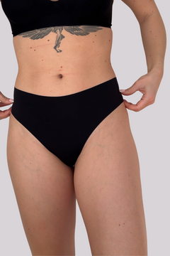Brazilské bezešvé kalhotky SCULPT BLACK
