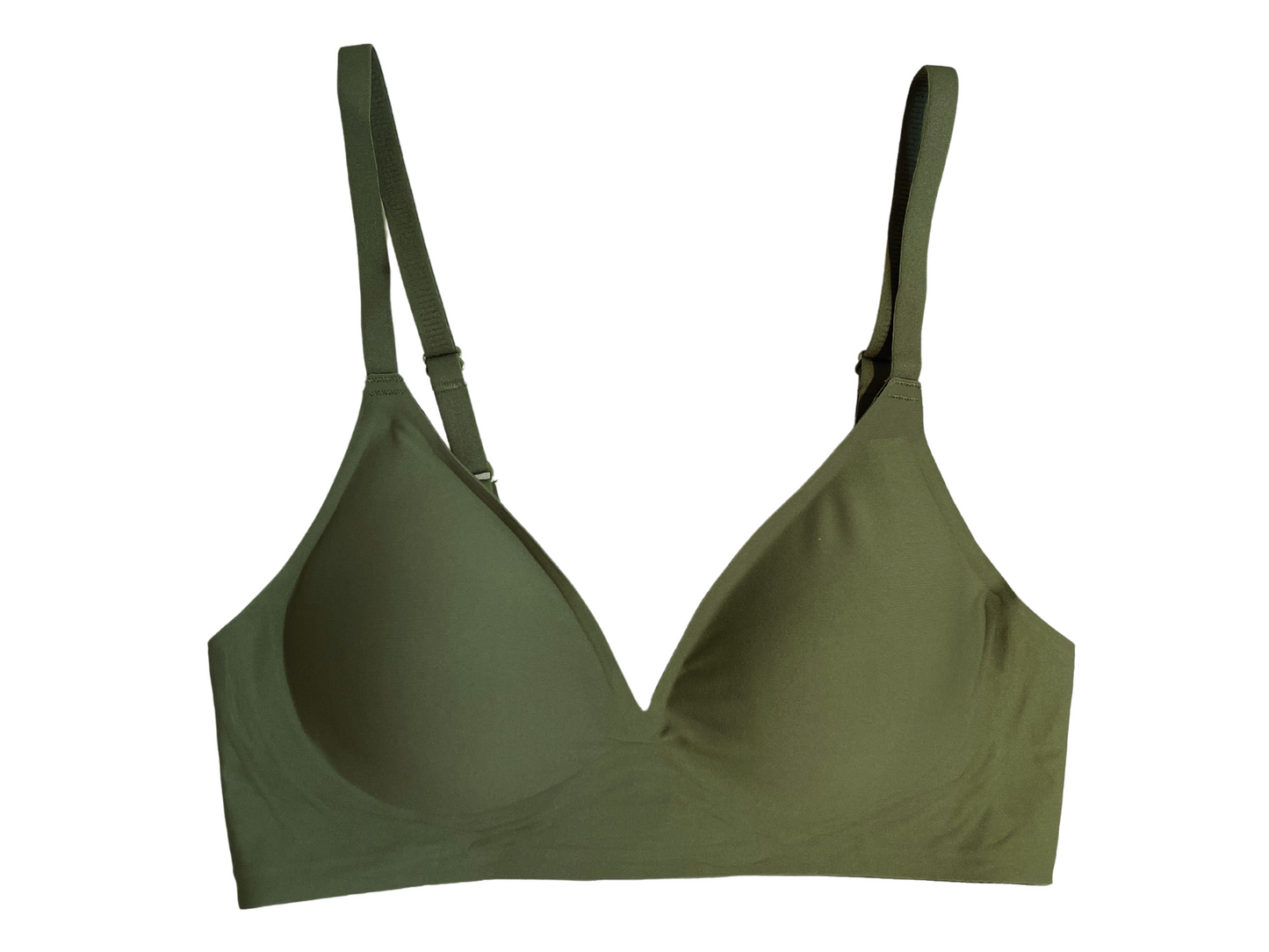 Bezešvá podprsenka KHAKI